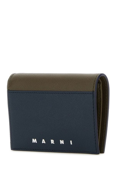 Marni Two-tone leather wallet outlook
