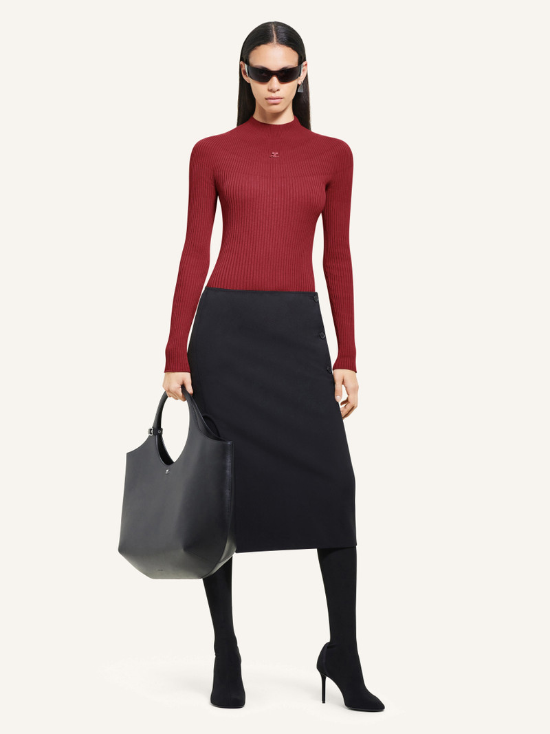 courrèges LONG SLEEVED SOLAR SWEATER outlook
