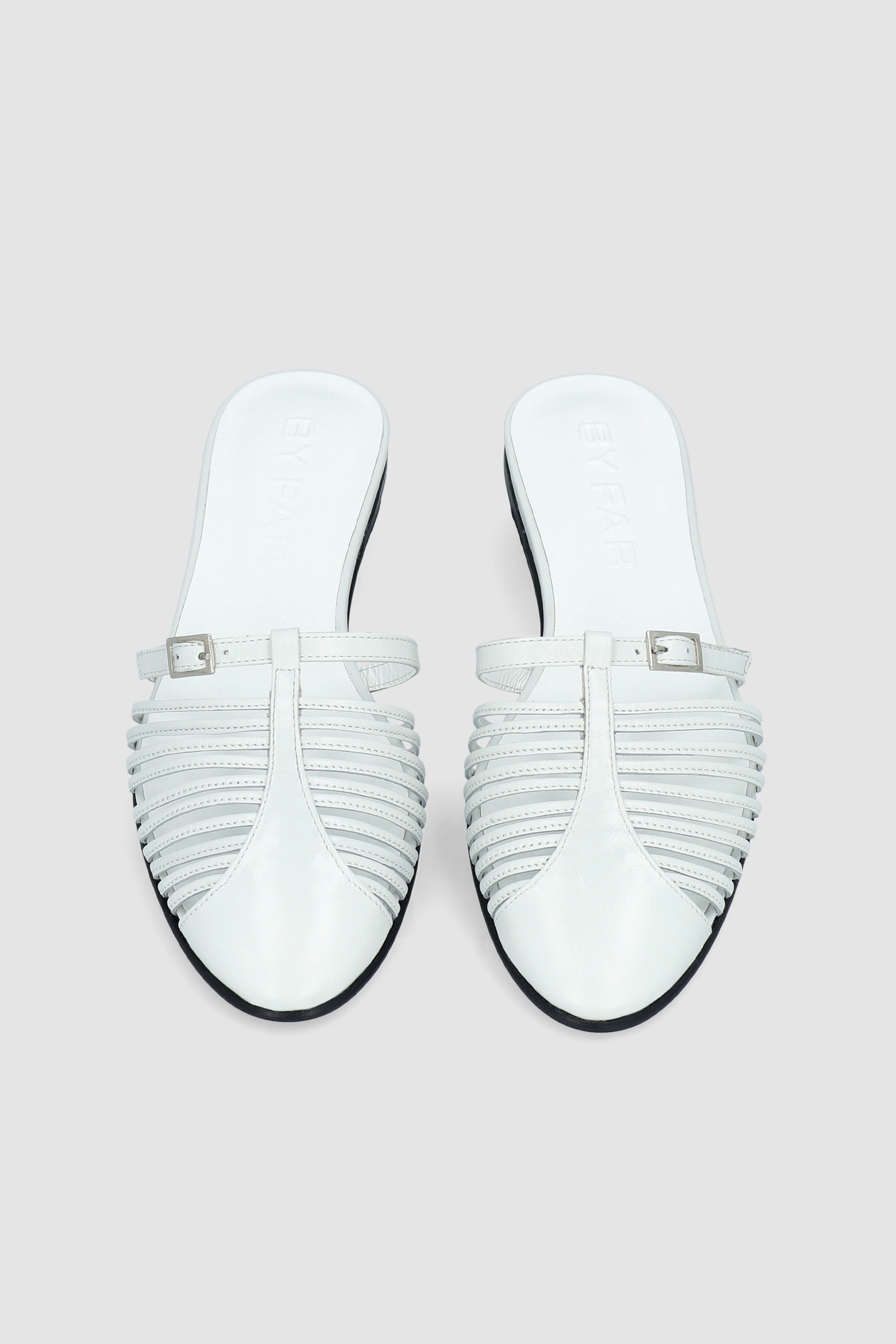 Osip Burrata Creased Calf Leather Mule - 3