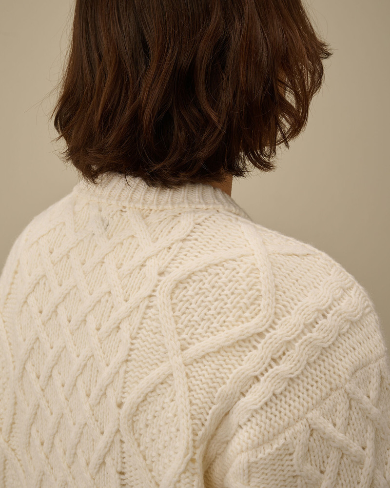 Wool Soft Shetland Crewneck Sweater 6
