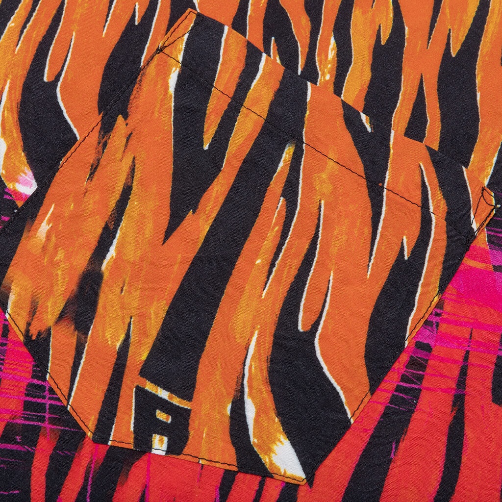 x Aries distorted check shirt - 6