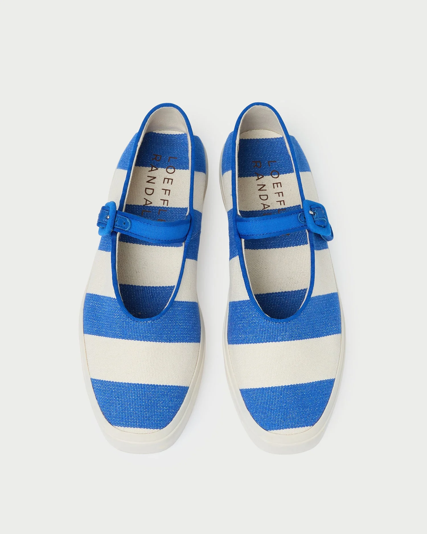 Cooper Blue Striped Mary Jane Sneaker - 1
