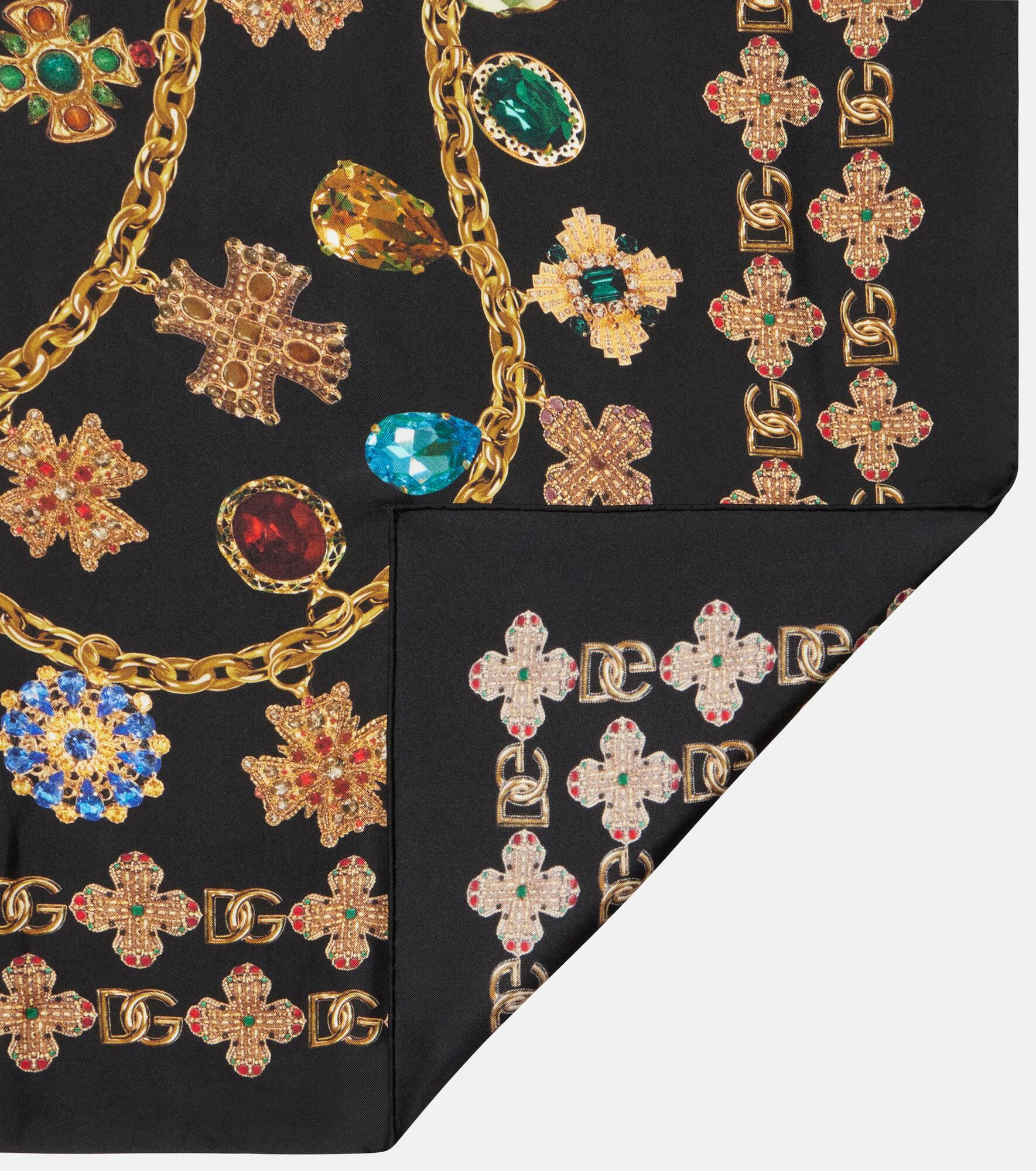 Silk twill scarf - 5