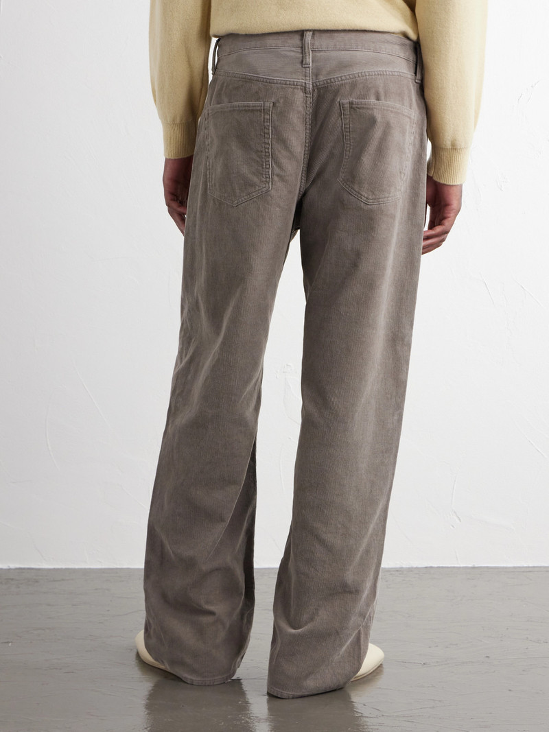 Straight-Leg Cotton-Corduroy Trousers 4