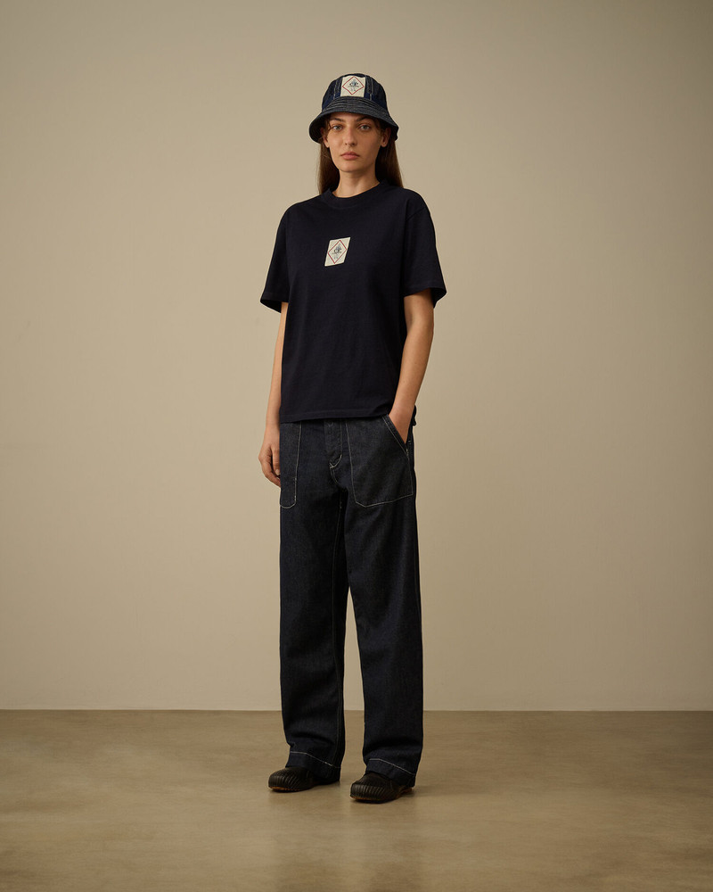 Indigo Jersey Logo T-Shirt 8