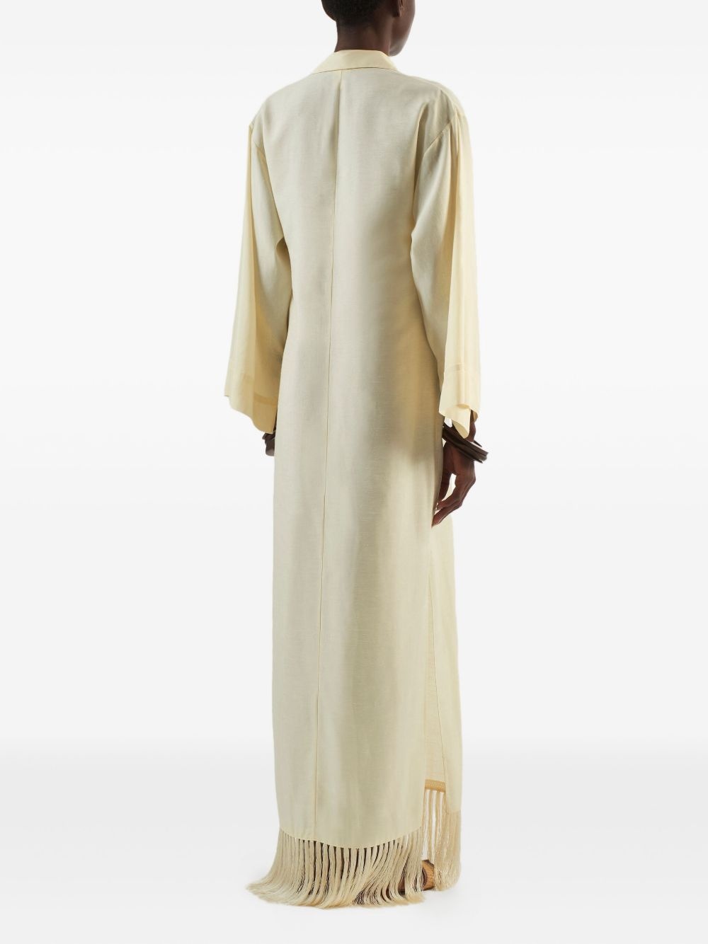 Bordighera fringe-trimmed maxi dress - 4