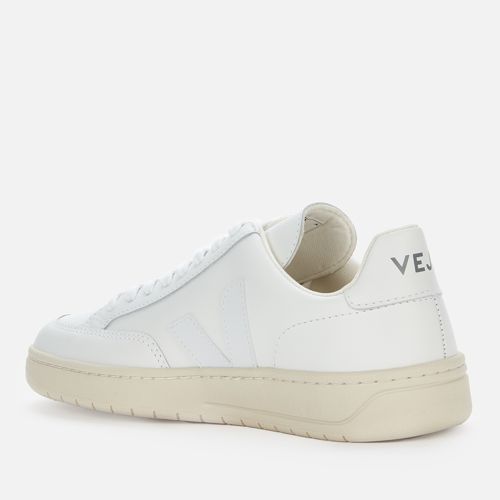 Veja Women's V-12 Leather Trainers - Extra White - 2