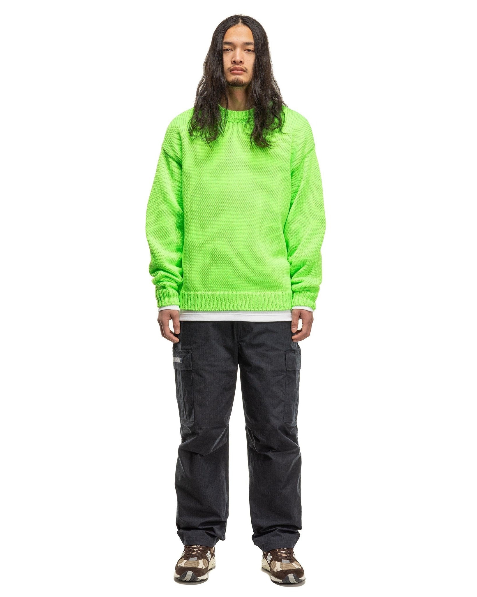 Crew Neck 01 / Sweater / Poly. Green - 2