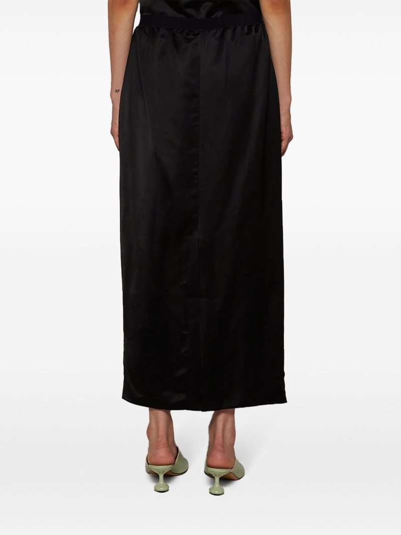 satin-finish midi skirt 5