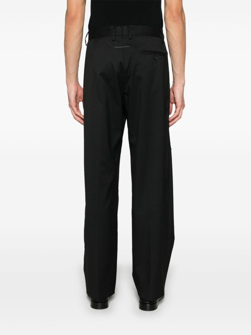 signature single-stitch trousers - 4