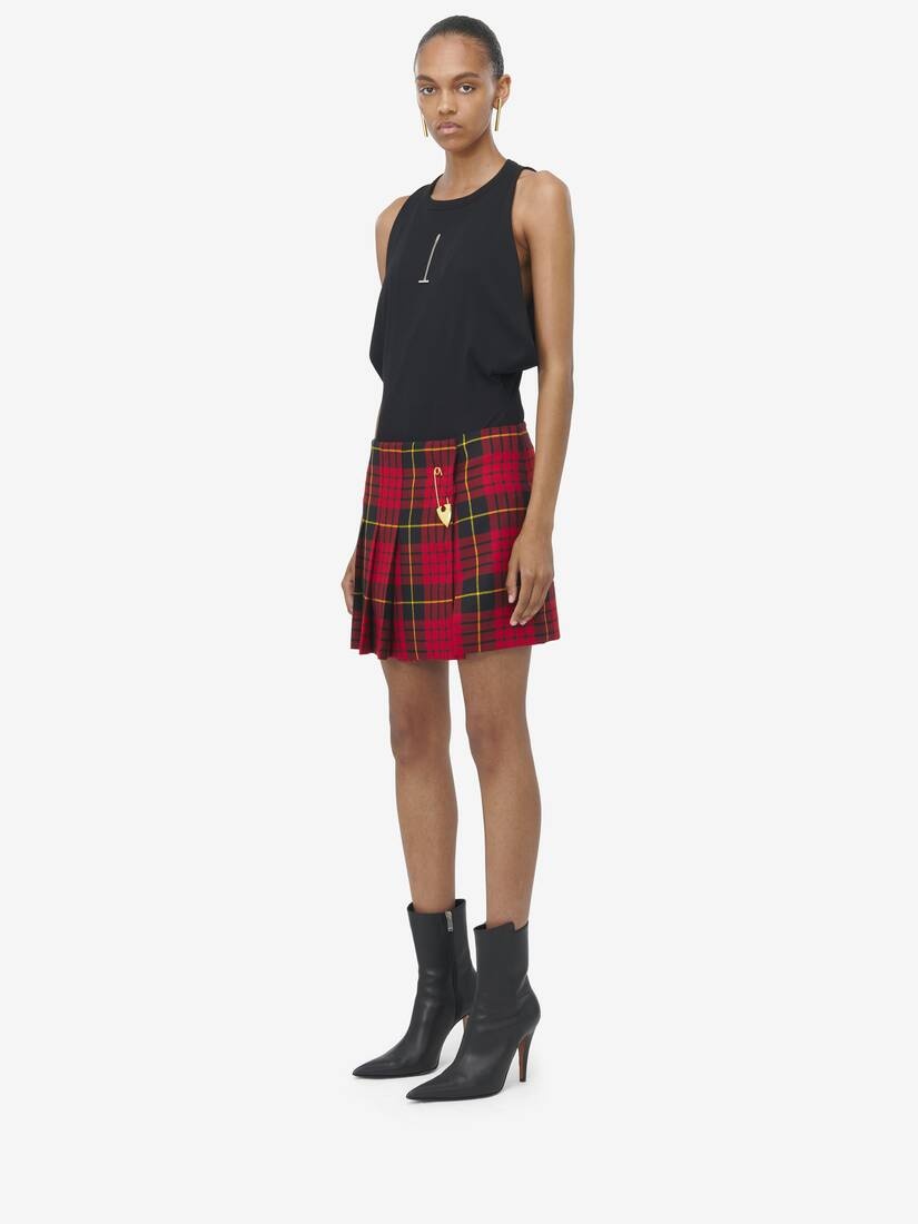 Tartan Mini Skirt - 4