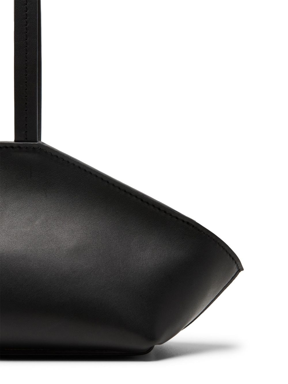 zipped leather shoulder bag - 4