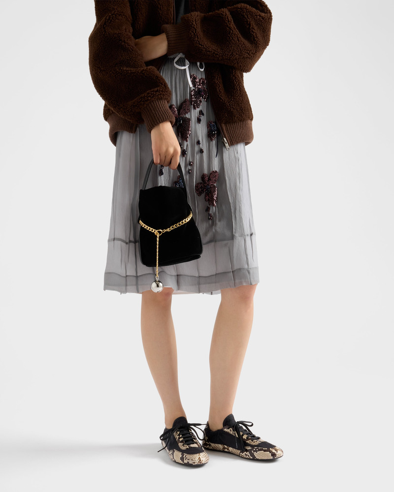 Prada Collapse Re-Nylon and printed Ayers leather sneakers outlook