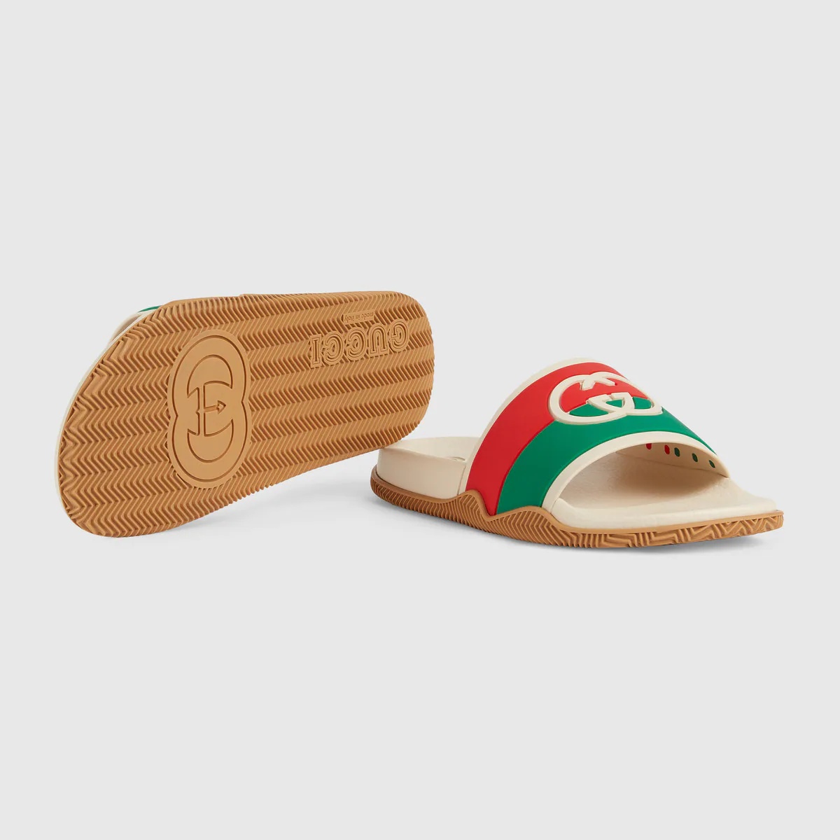 Women's Interlocking G slide sandal - 6