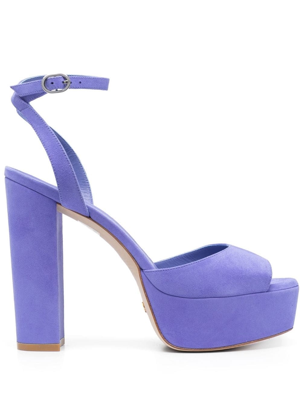 Ryder II 125mm suede platform sandals - 1