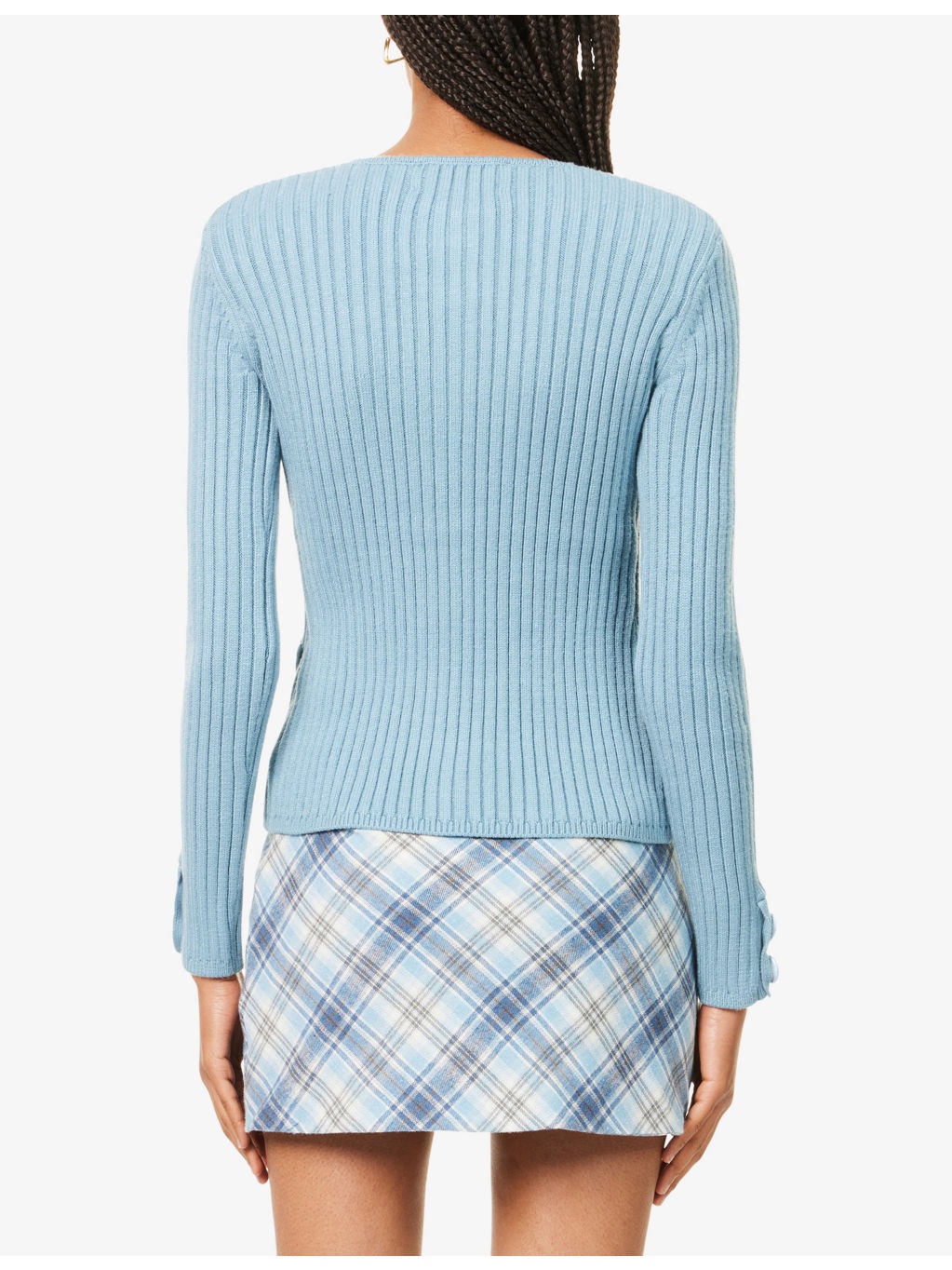 Power Peggy Scarf Knitted Cardigan - 4