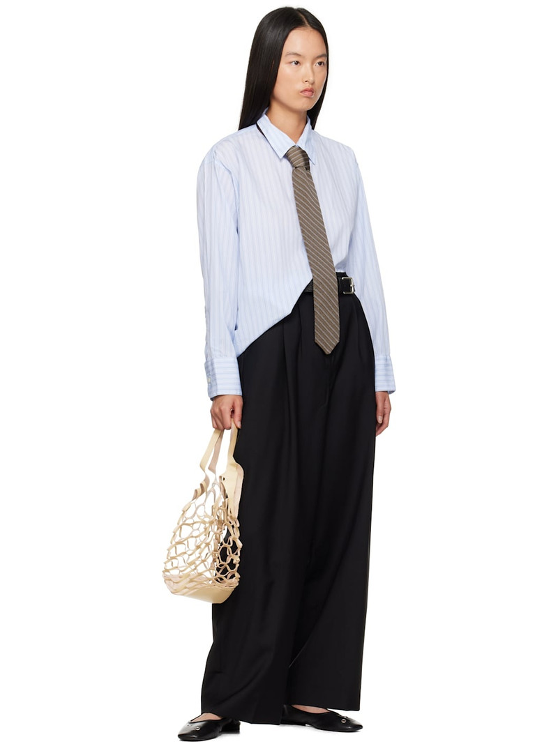 mfpen SSENSE Exclusive Blue Irregular Shirt outlook