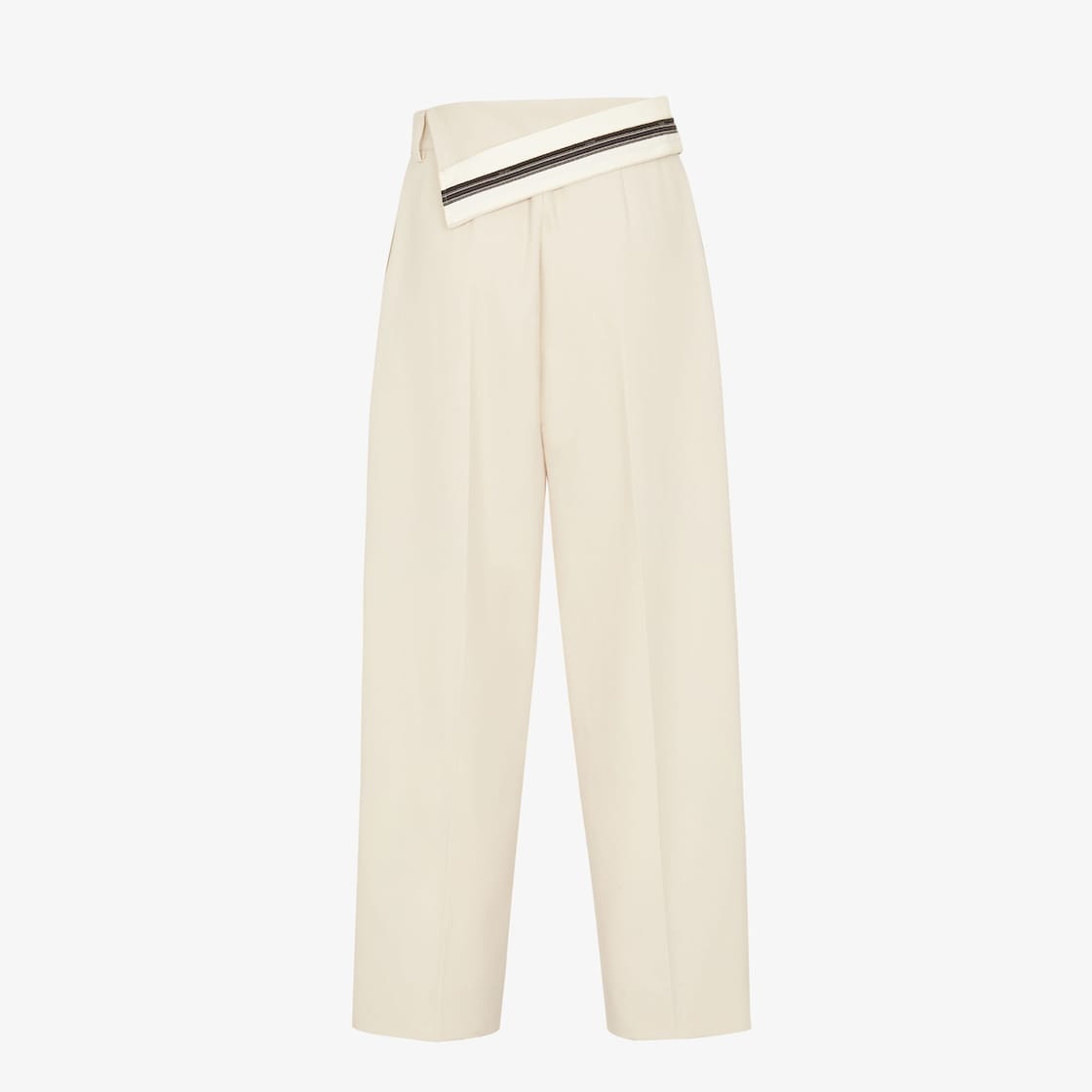 FENDI 'Fendi Roma' gabardine pants | julianfashion | REVERSIBLE