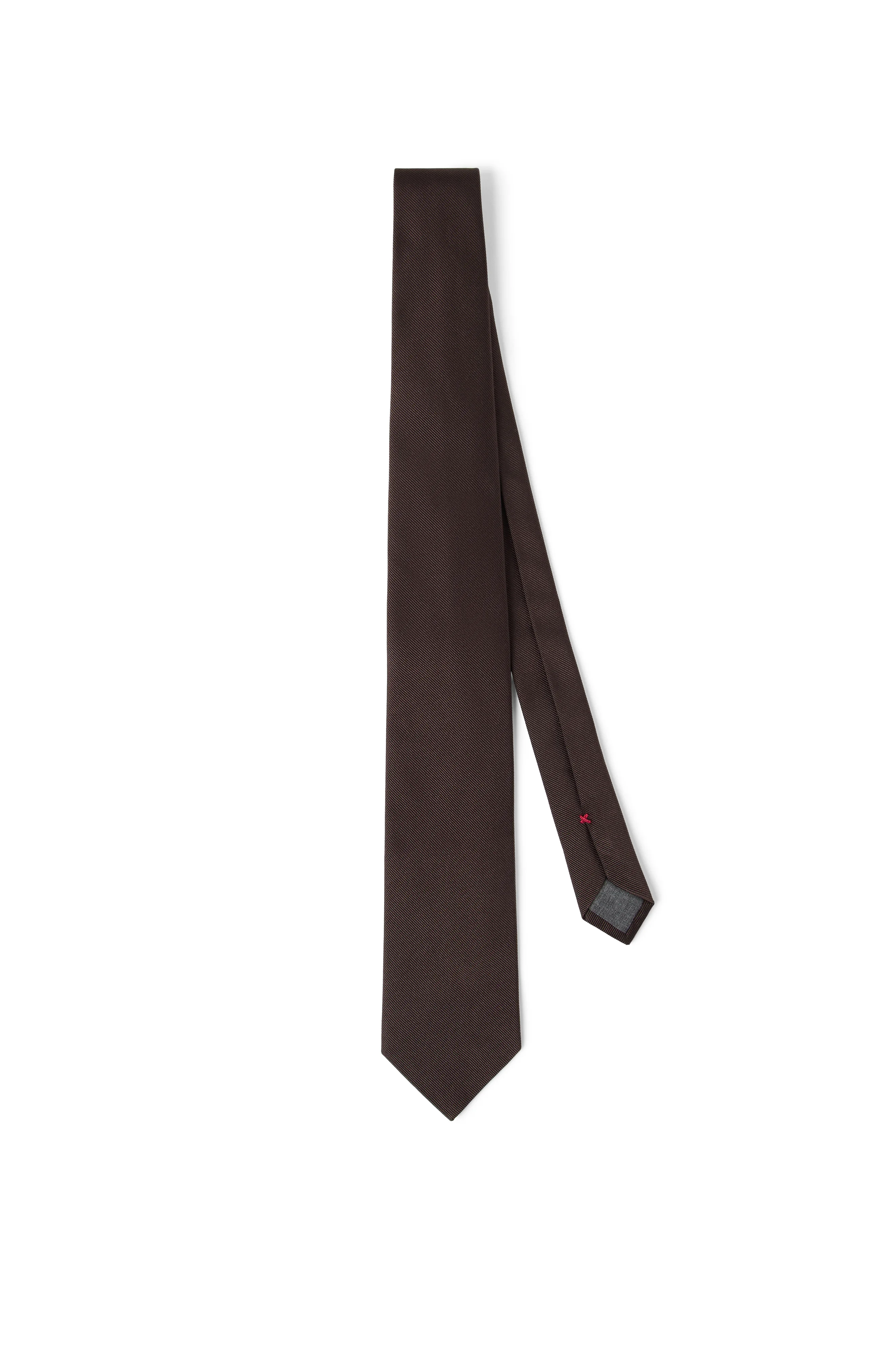Brunello Cucinelli Silk twill tie in Brown at Nordstrom - 1