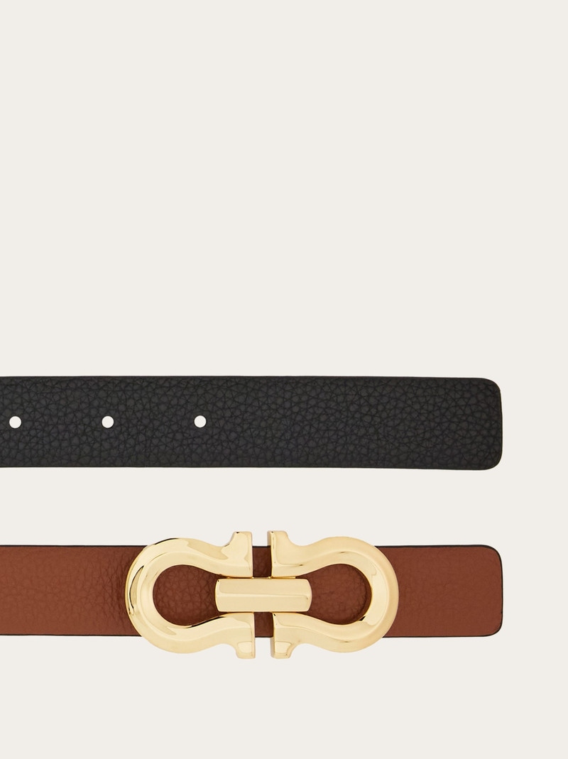FERRAGAMO Reversible Gancini belt outlook