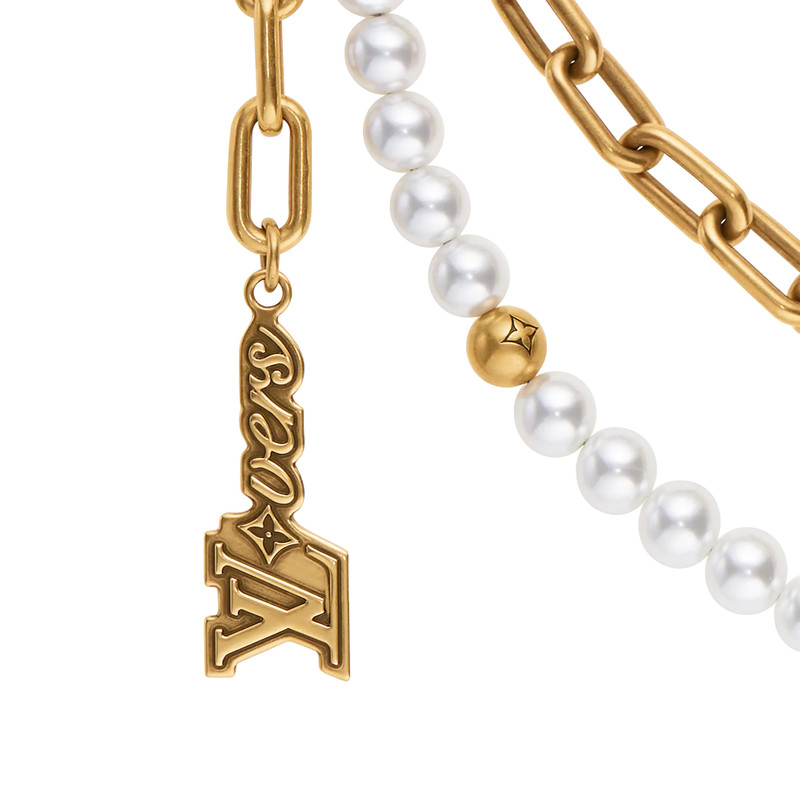Louis Vuitton Chain Belt Pearls Bag Charm outlook