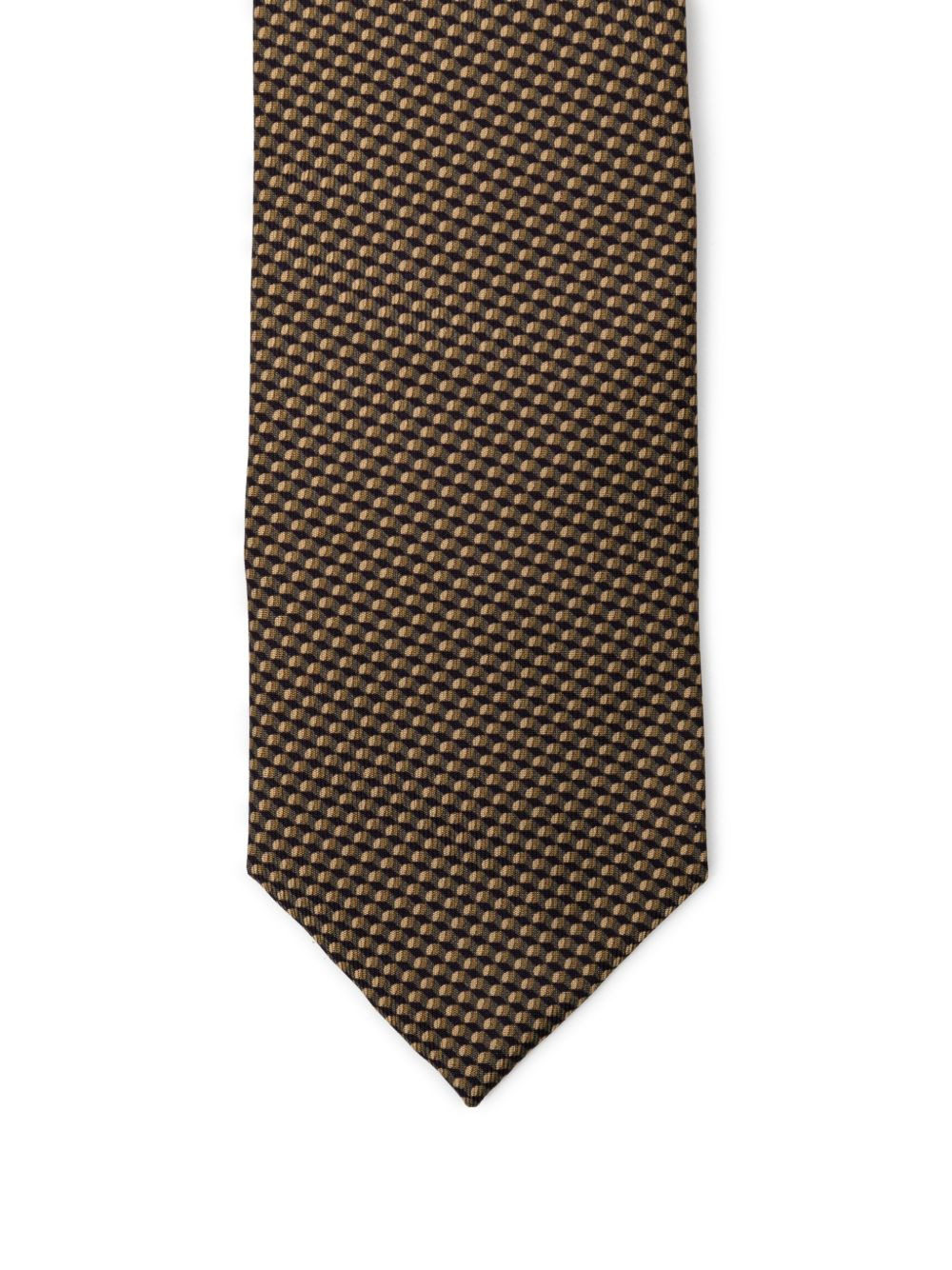 PATTERNED SILK TIE - 3