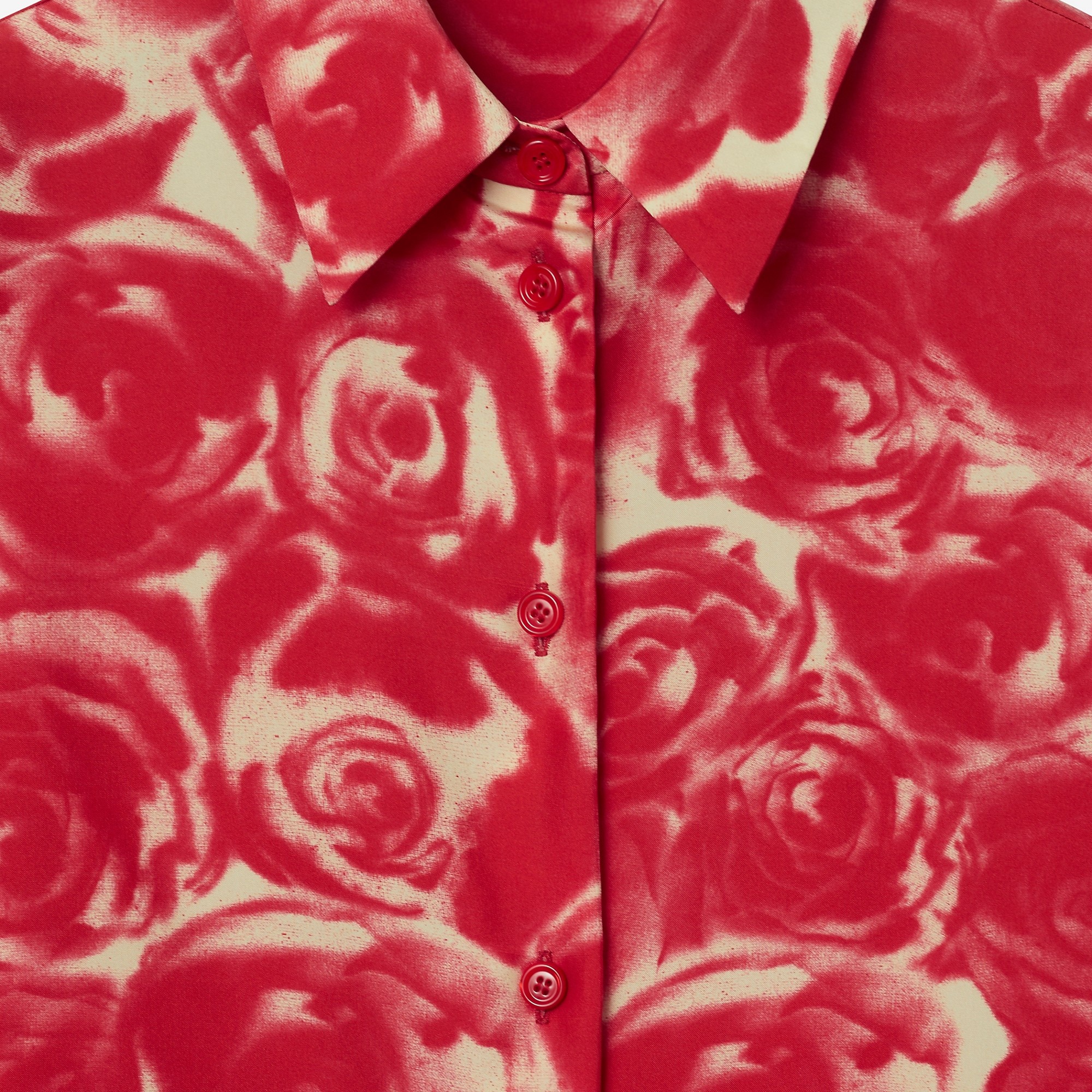 Rose Silk Shirt - 6