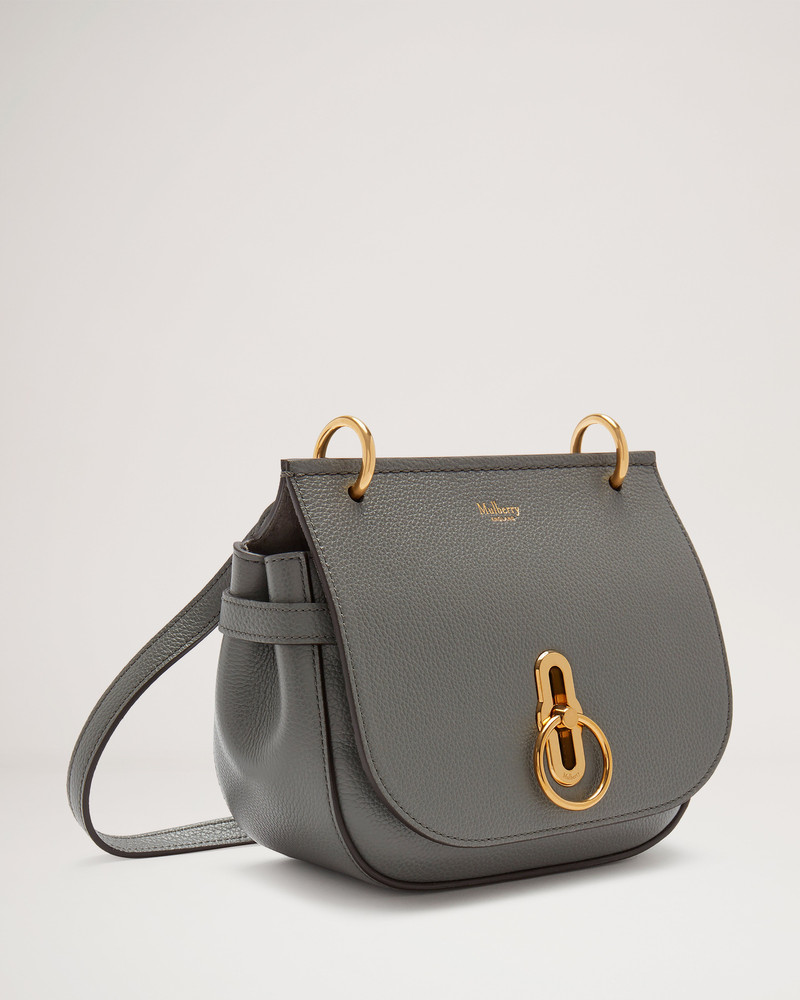Small Amberley Satchel Charcoal Small Classic Grain 3