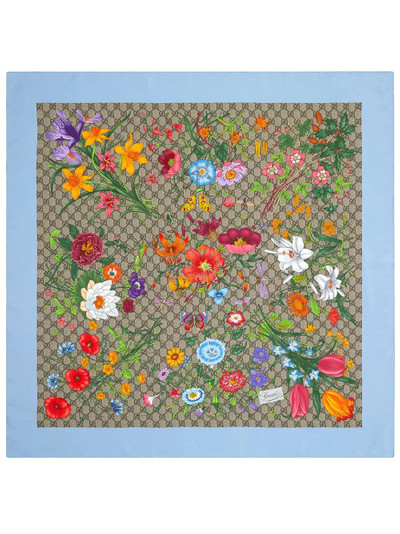 GUCCI GG Flora scarf outlook