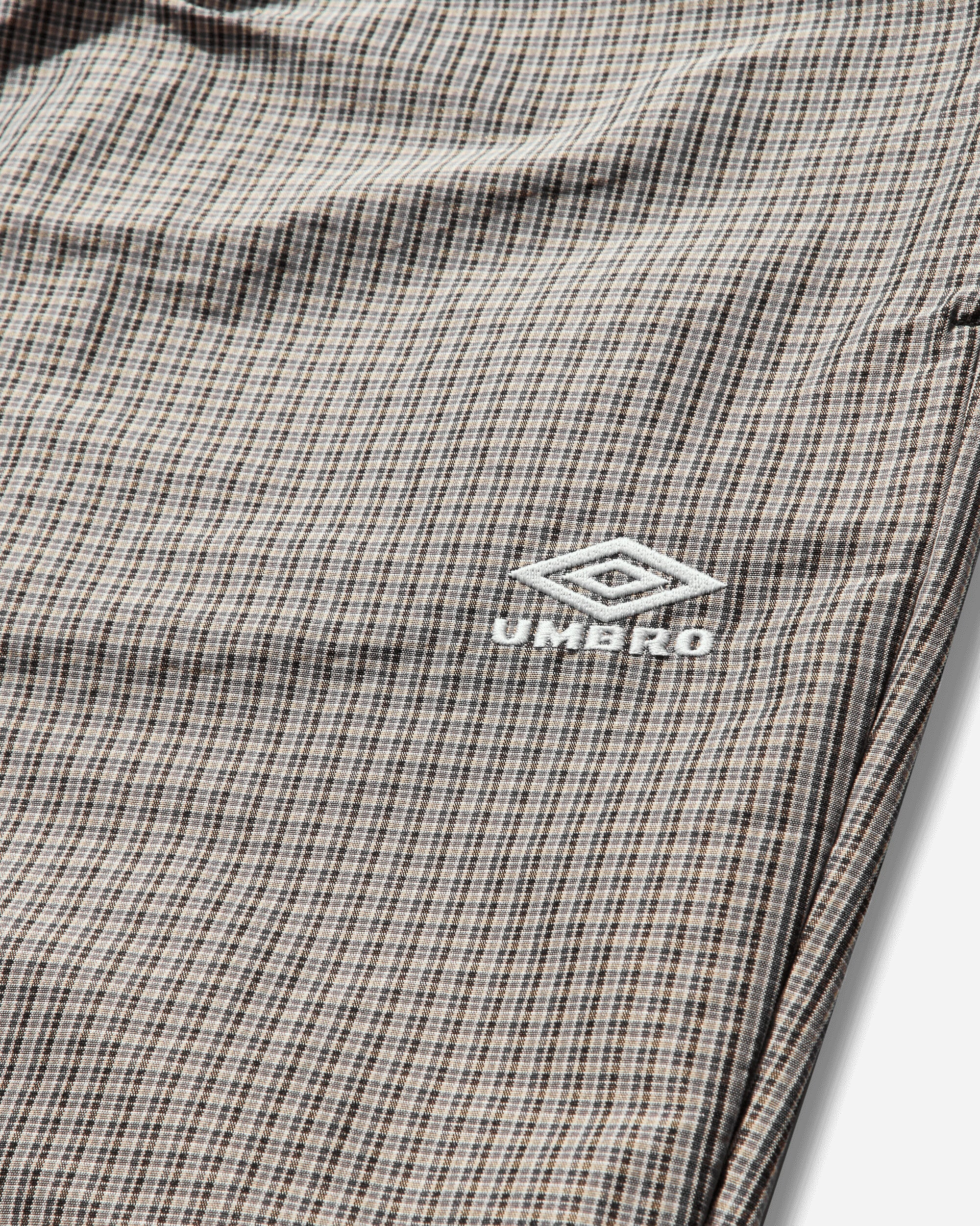 Men's Check Track Pants Beige / Black - 3
