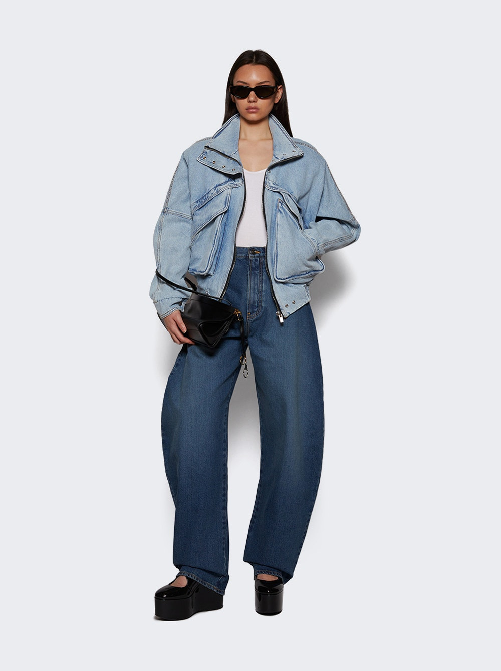 Round Pants Bleu Vintage - 5
