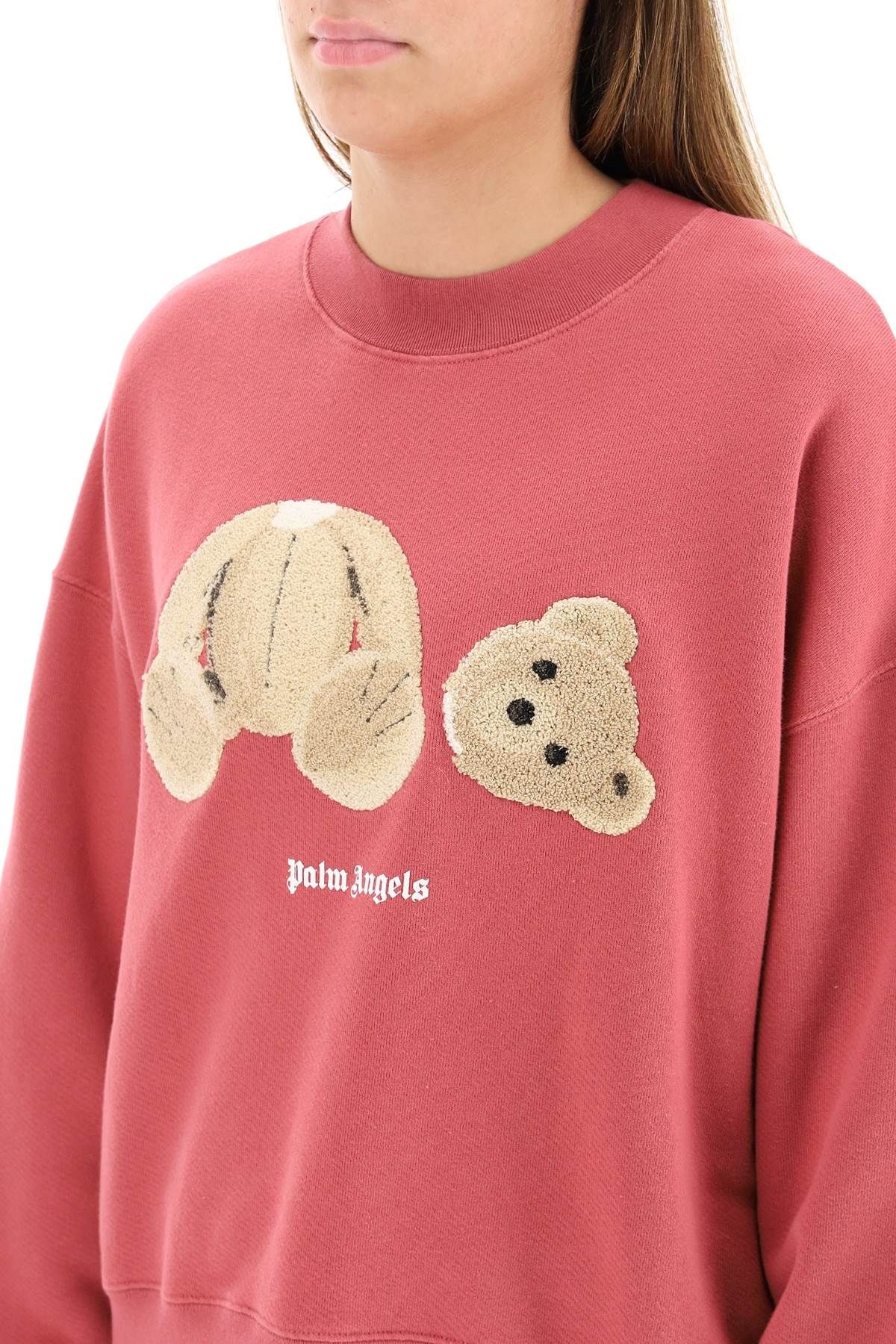 BEAR PATCH OVERSIZED SWEATSHIRT - 5