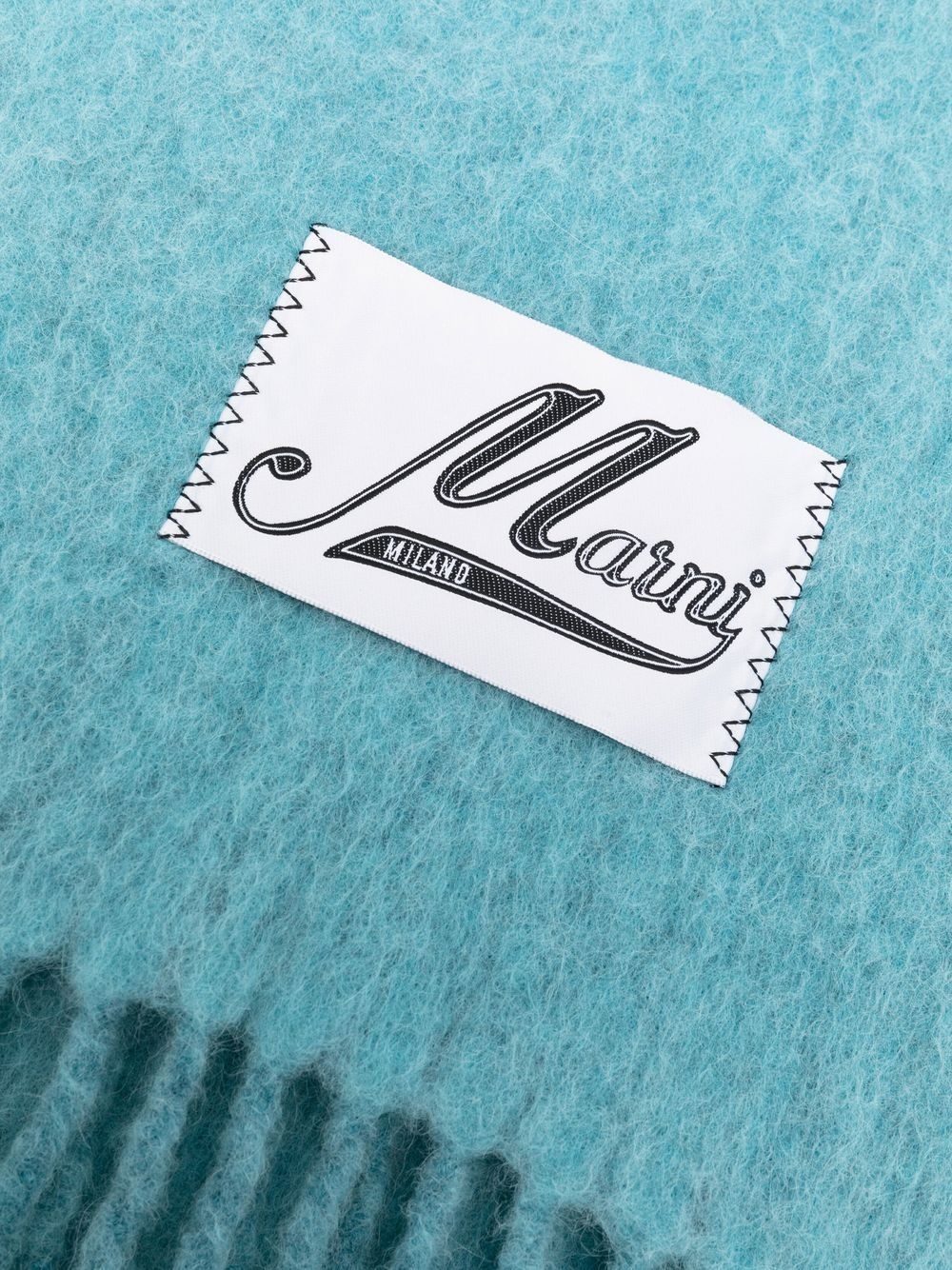 pale blue logo scarf - 3