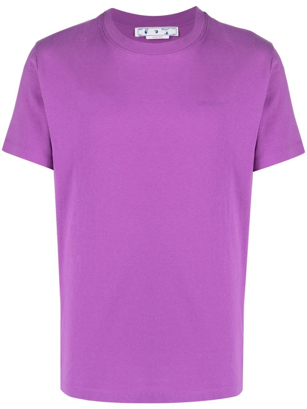 logo-print detail T-shirt - 1