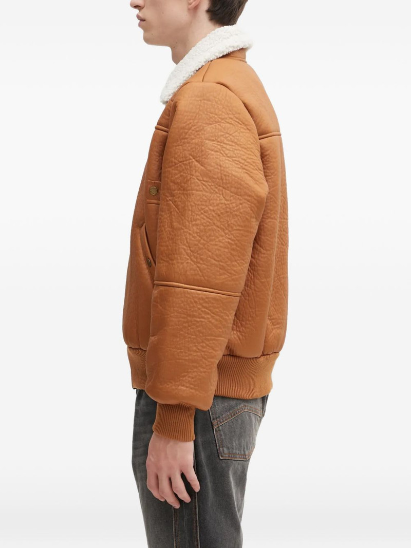 full-zip shearling-collar jacket 3