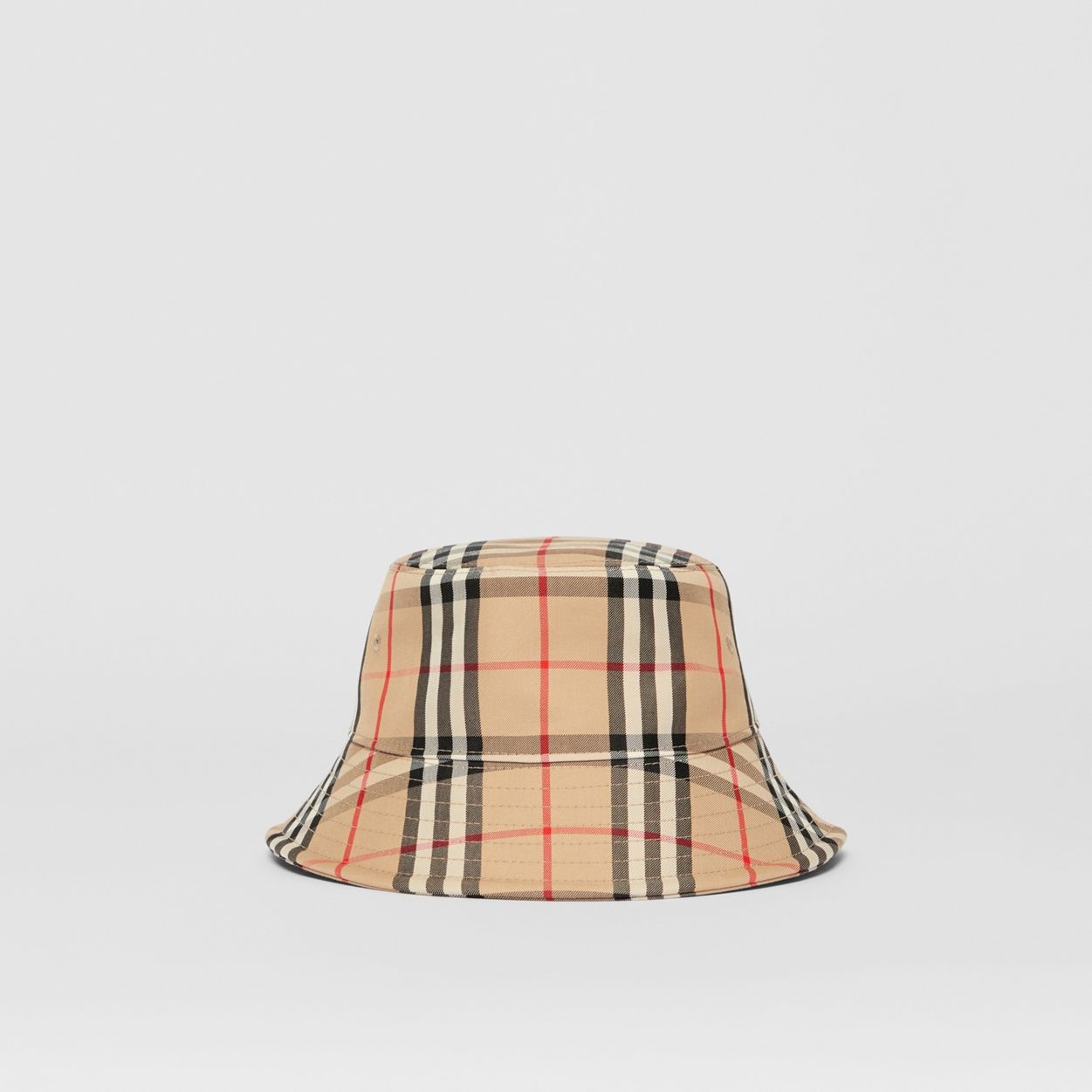 Vintage Check Technical Cotton Bucket Hat - 1