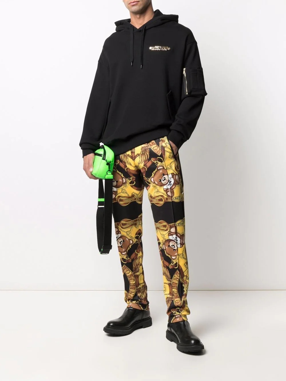 Teddy printed track pants - 2