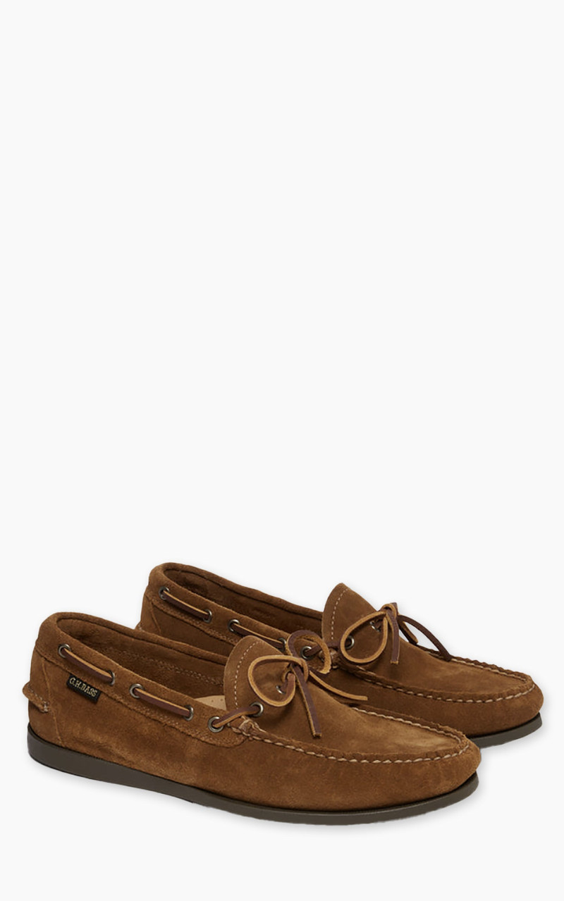 G.H.BASS G.H. BASS CAMP MOC DECKER SUEDE MID BROWN SUEDE outlook
