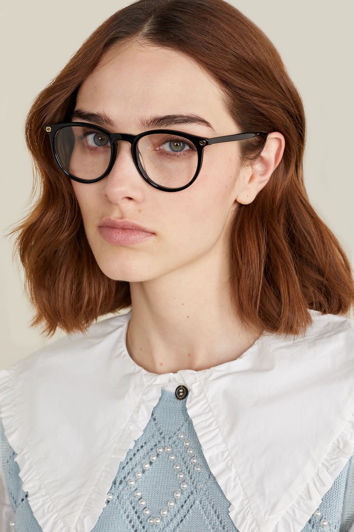 Round-frame acetate optical glasses - 2