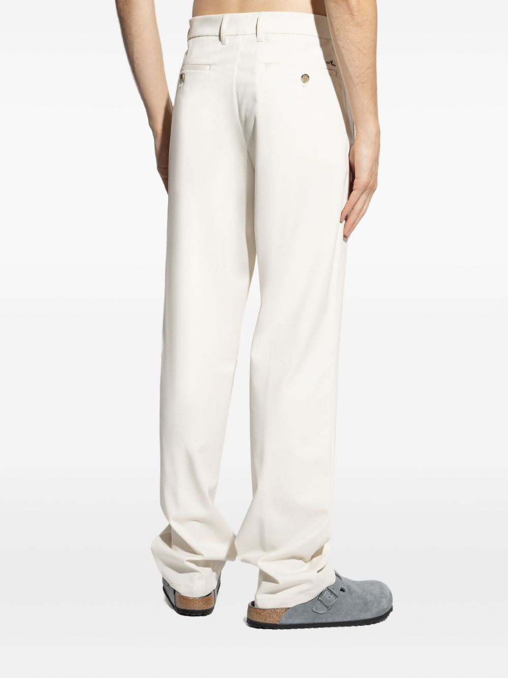 straight-leg trousers - 4