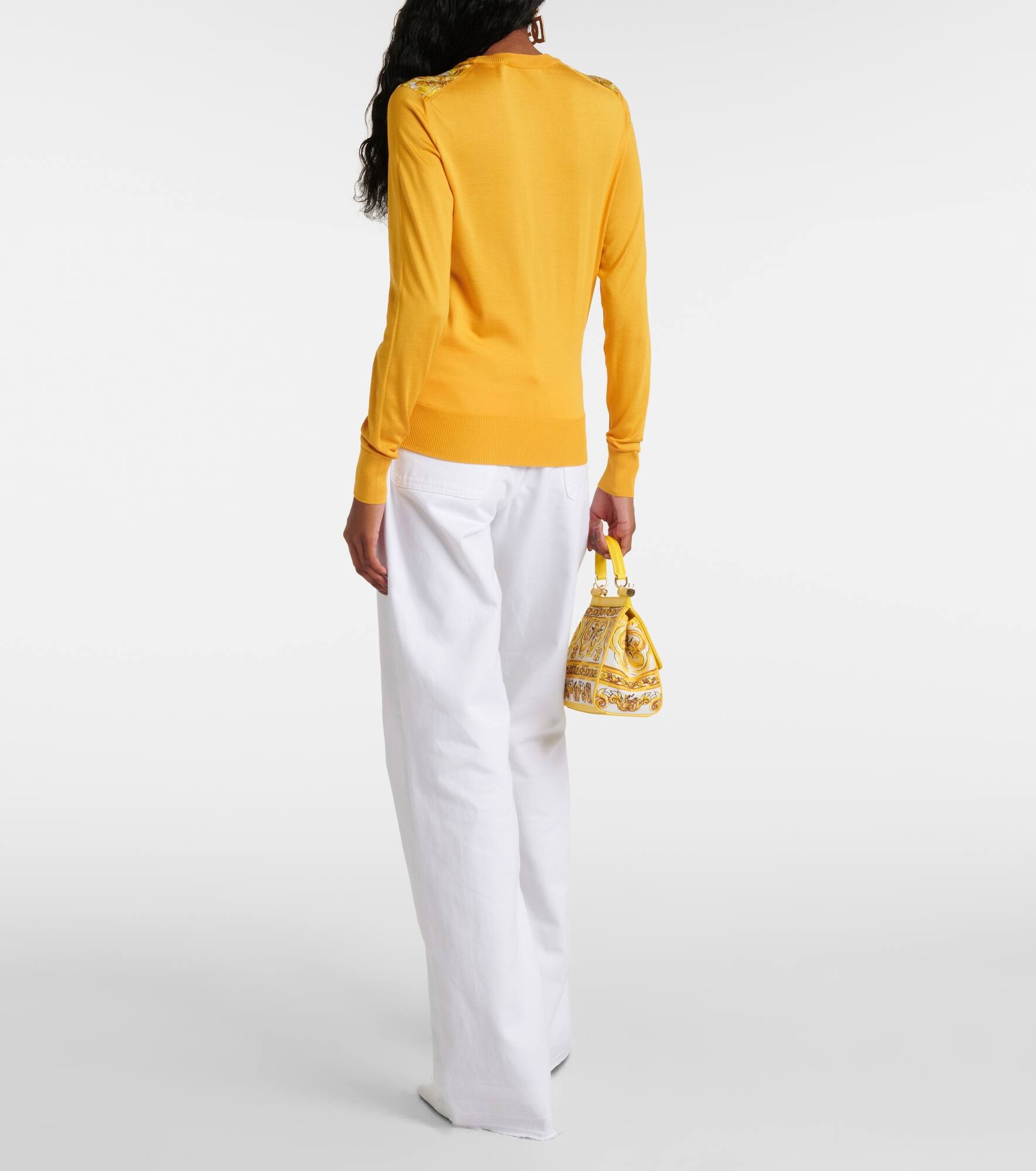 Majolica silk sweater - 3