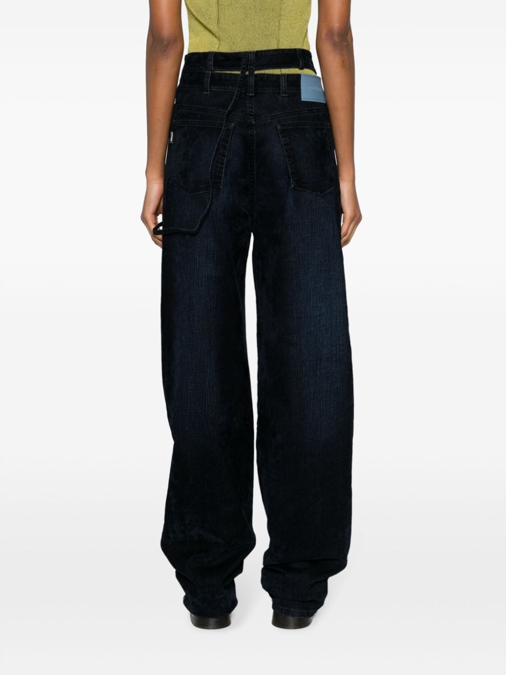 【正規店出品】OTTOLINGER RAW-EDGE DRAPE DENIM PANTS Ottolinger Raw-edge Drape Denim Pants | italist