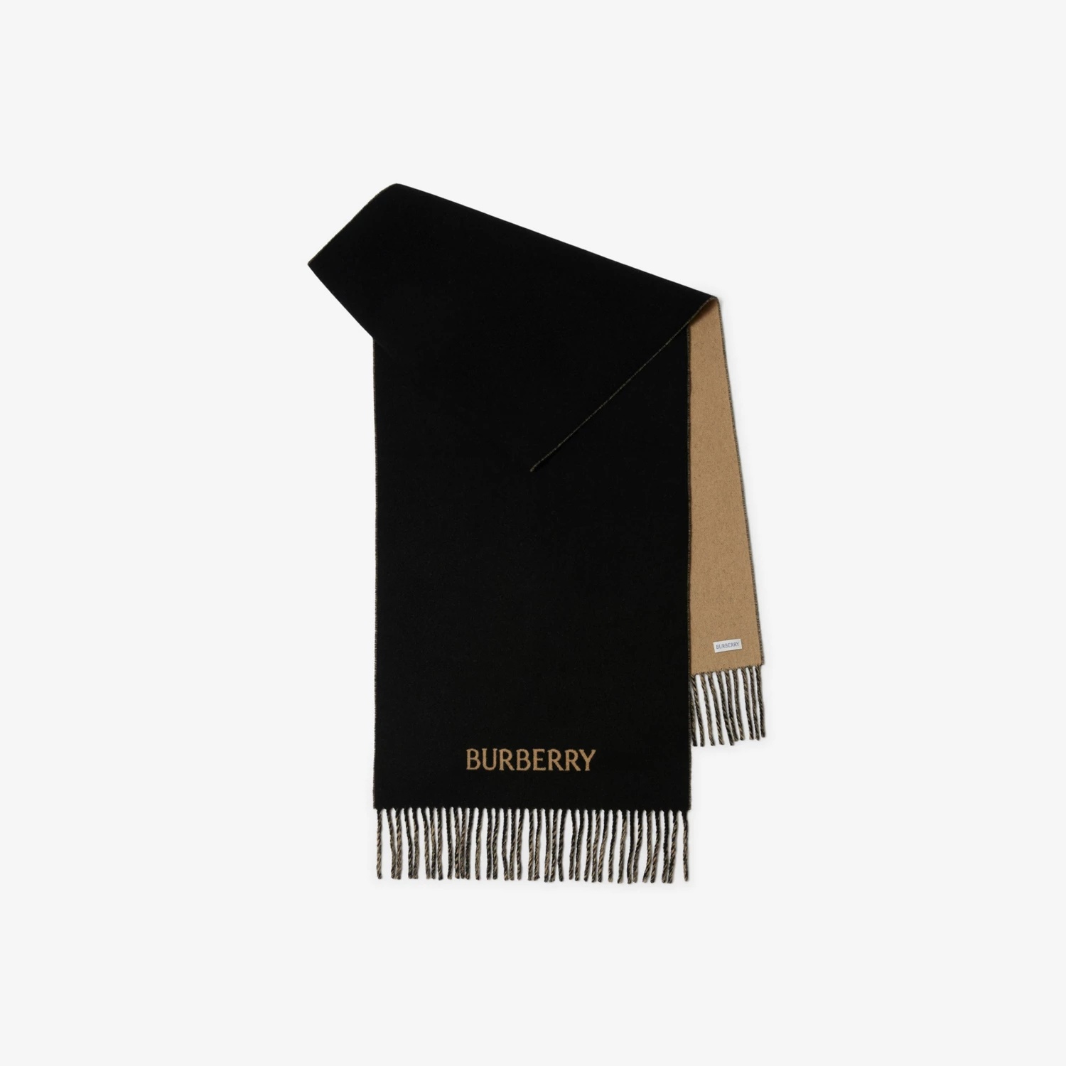 BURBERRY Cashmere Reversible Scarf - 1