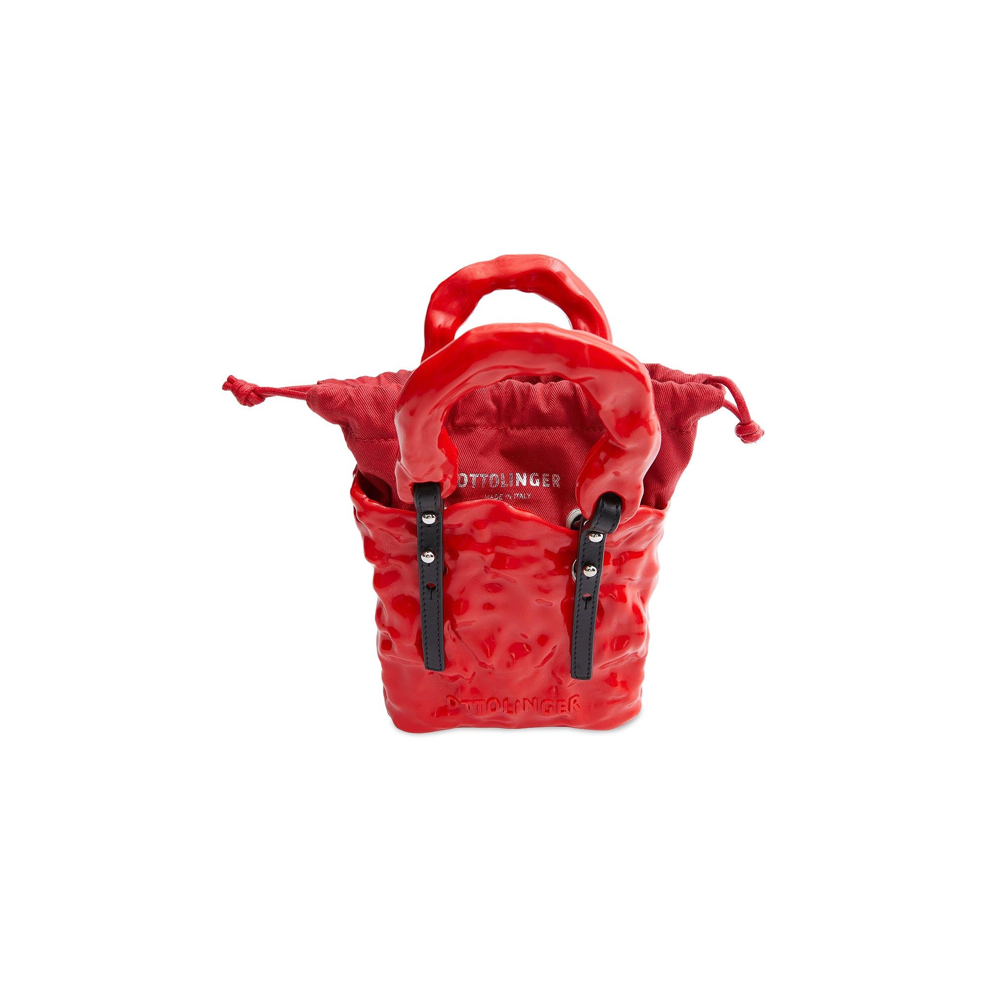 Ottolinger Signature Ceramic Bag 'Red' - 3