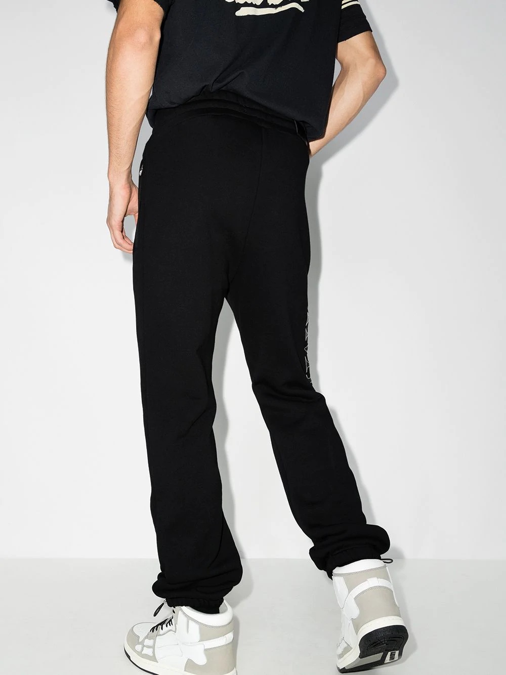 logo-print cotton track pants - 3