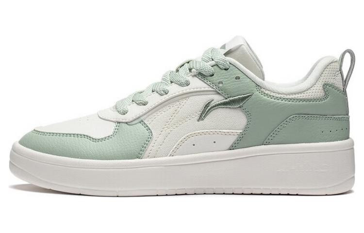 (WMNS) Li-Ning Xingchuan Skate Sneakers 'White Green' AGCT148-1 - 2