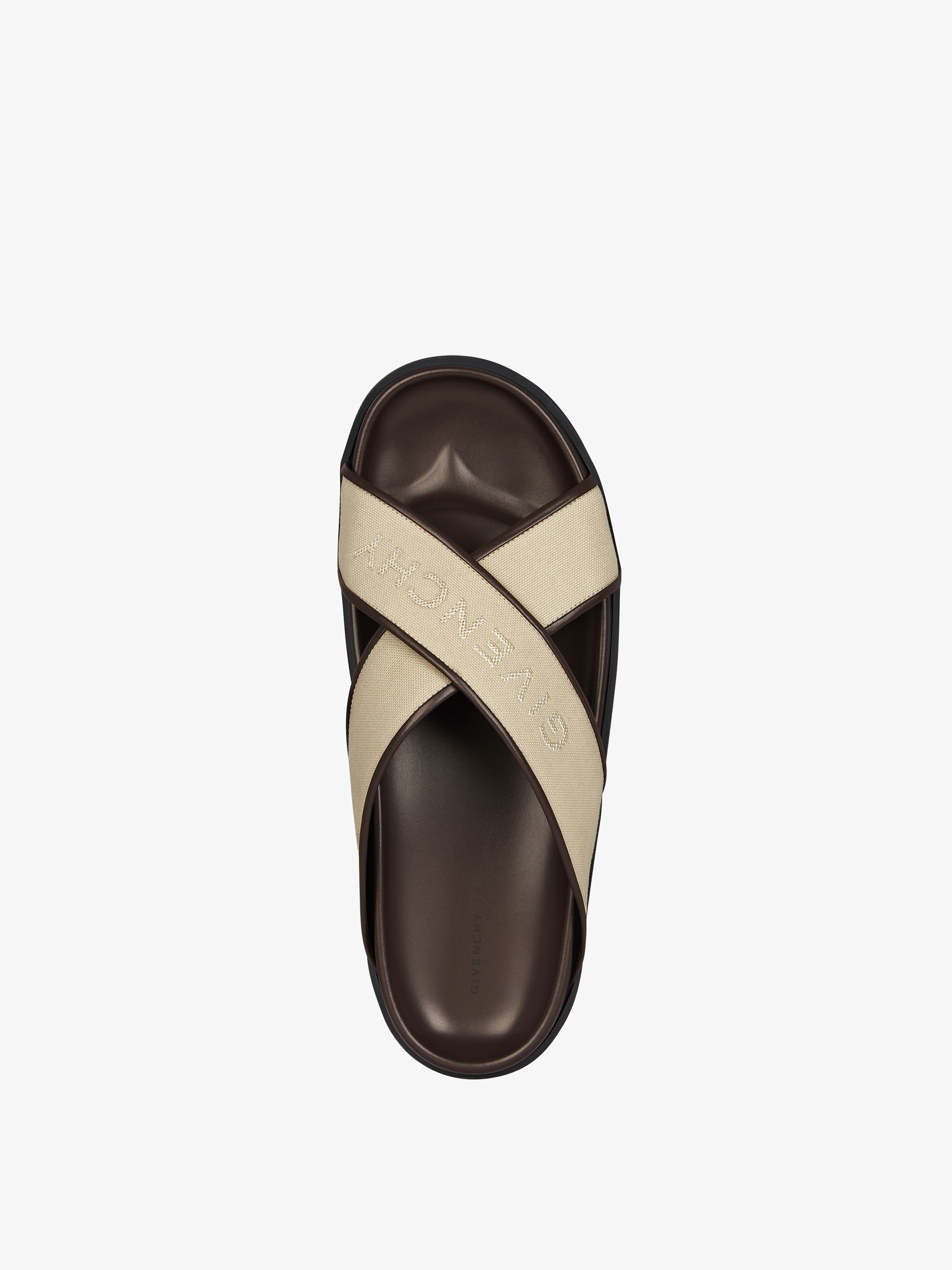 G PLAGE FLAT SANDALS IN CANVAS - 4