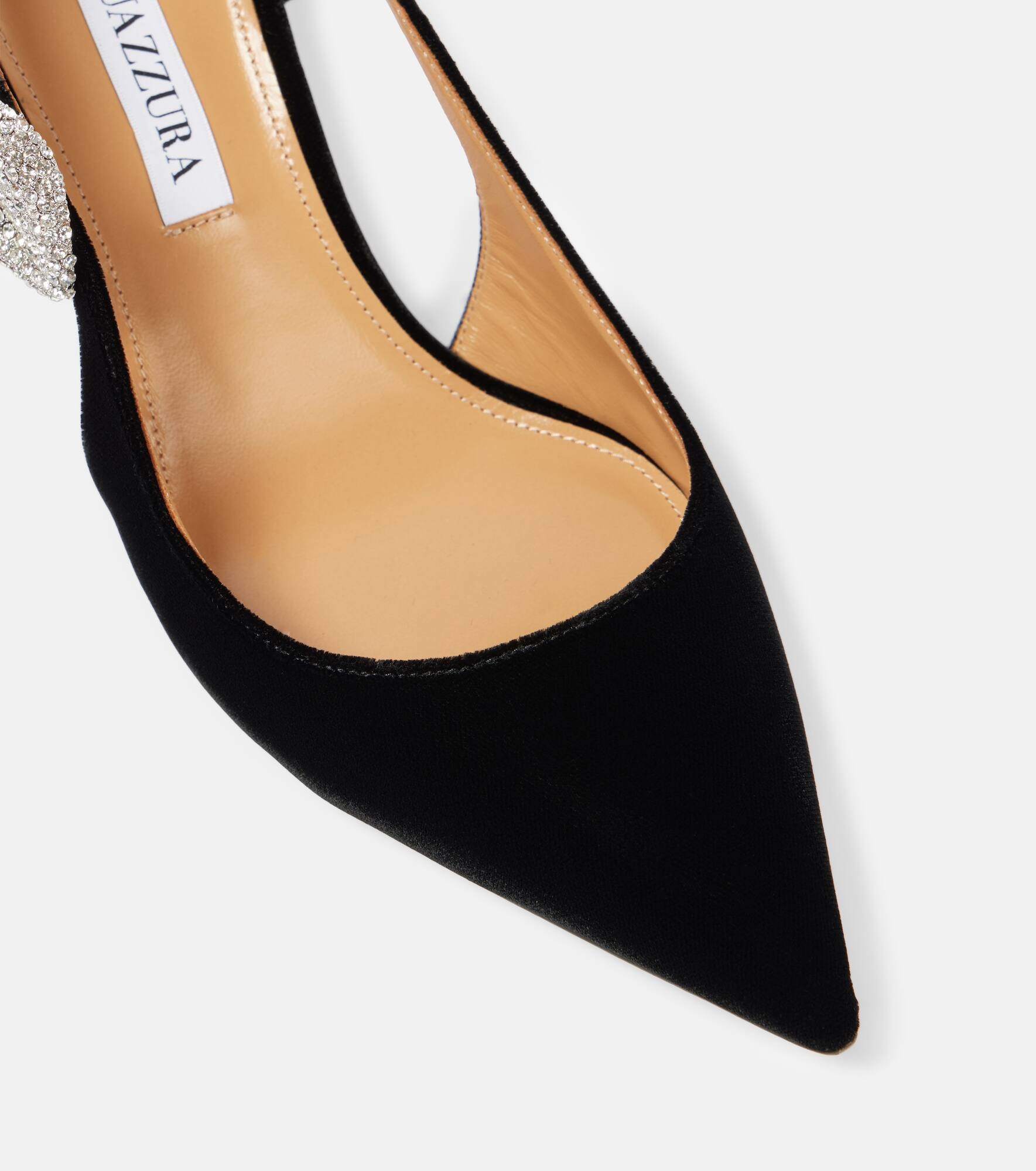Very Bow Tie Crystal 65 slingback pumps - 5