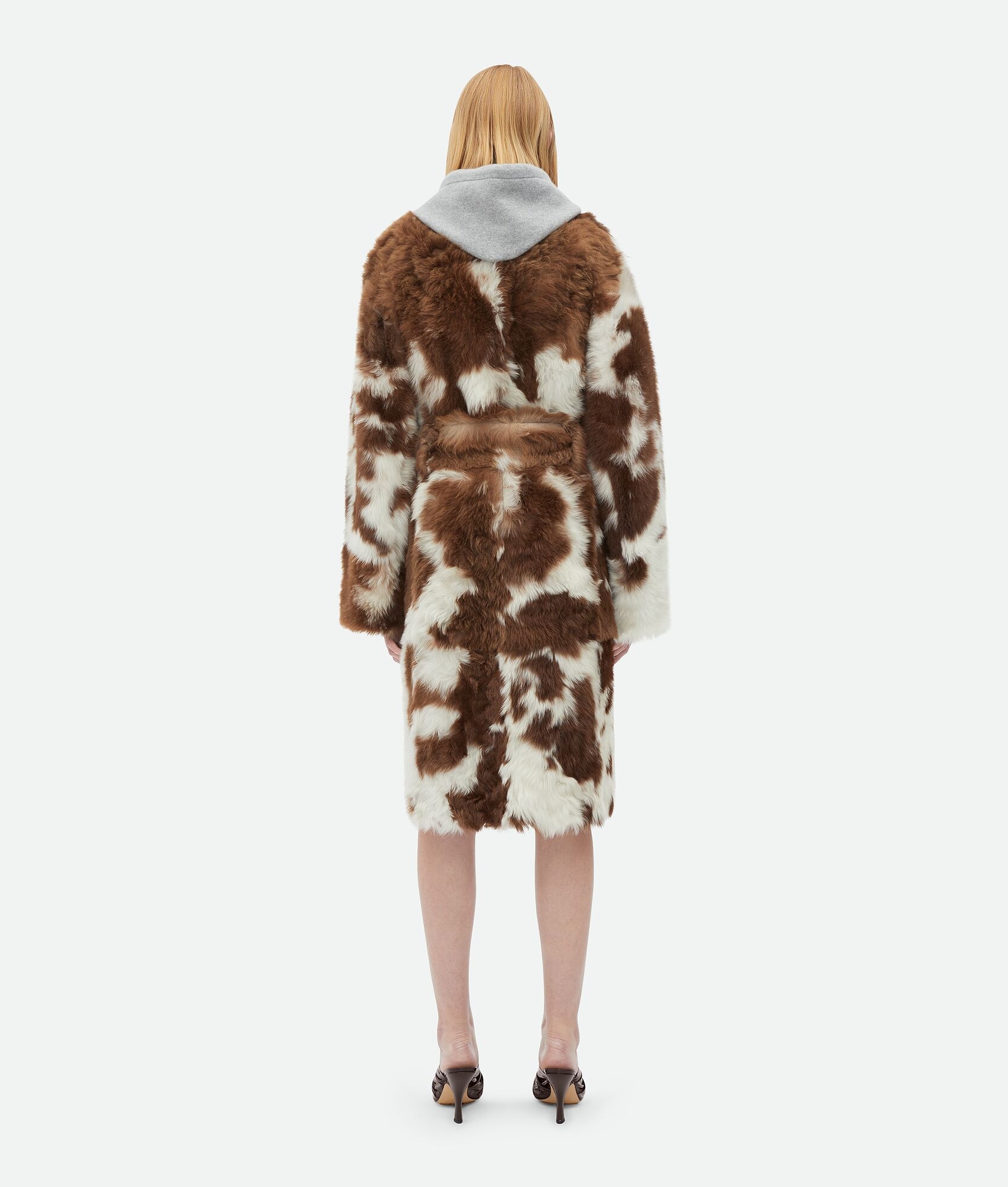 Spotted Shearling Coat - 3