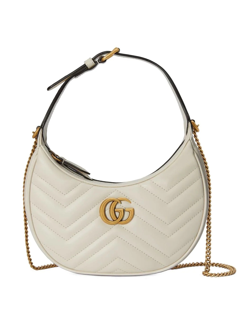 GG Marmont half-moon shaped mini bag - 1